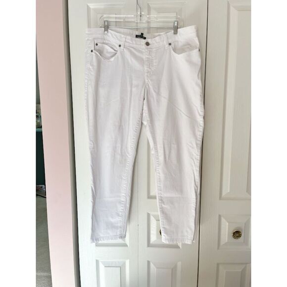 Eileen Fisher Denim - Eileen Fisher Organic Cotton Spandex Denim Stretch High Rise Straight Fit Jean